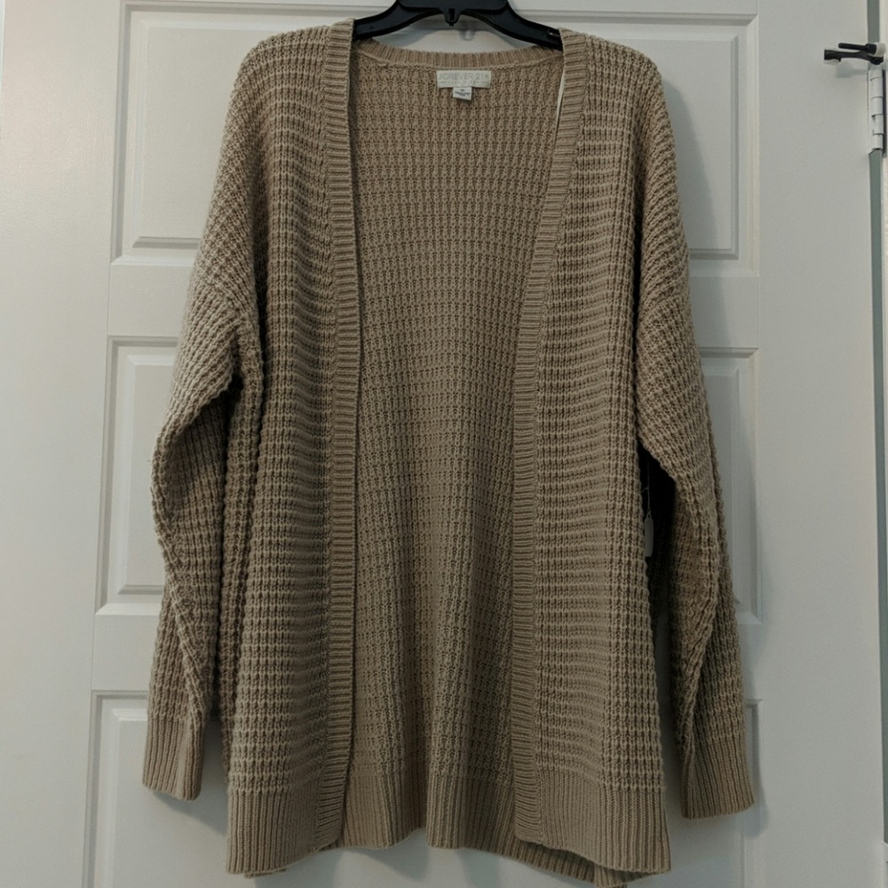 Forever 21 Ribbed Sweater Cardigan